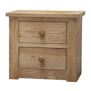 Torino 2 Drawer Narrow Bedside Table