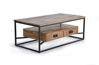 Industrial Style Mango Wood Coffee Table