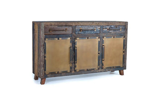 Sideboard Made of Recovered Railway Wood