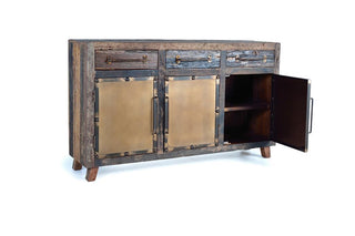 Sideboard Made of Recovered Railway Wood