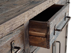 Sideboard Made of Recovered Railway Wood