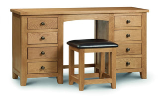 Marlborough Twin Pedestal Wooden Dressing Table