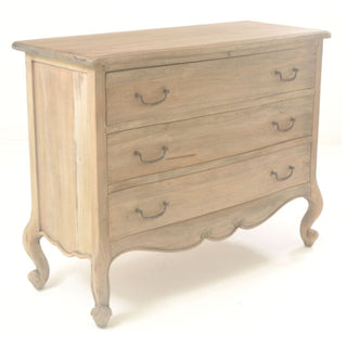 Frances 3 Drawer Chest, Mahogany Wood