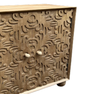 Elle Carved Sideboard, Mango Wood