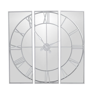 Celina Contemporary Mirrored Wall Clock