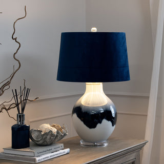 Dipped Blue Table Lamp