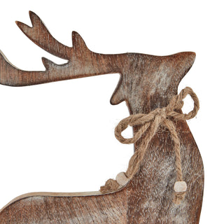 Wooden Reindeer Decoration