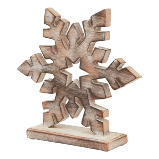 Wooden Snowflake Decoration