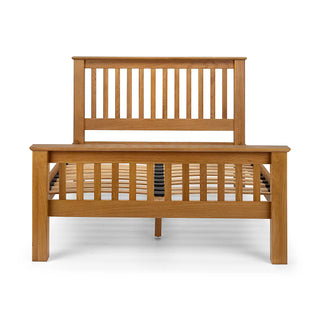 Julian Bowen Amsterdam Bed, Oak Wood