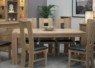 Vermont Large Trend Dining Table, Oak Wood