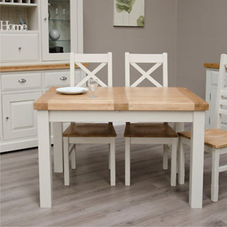 Painted 1200 Extending Table, Pine & Oak