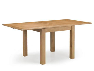 Astoria Flip-Top Extending Dining Table, Oak Wood