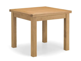 Astoria Flip-Top Extending Dining Table, Oak Wood