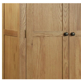 2 Door Wardrobe, Oak Wood