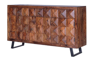 Rosewood 3 Doors 3 Drawers Sideboard