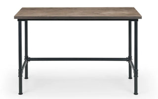 Carnegie Desk, Elm Wood and Steel