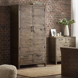 Heritage Reclaimed 2 Door Wardrobe