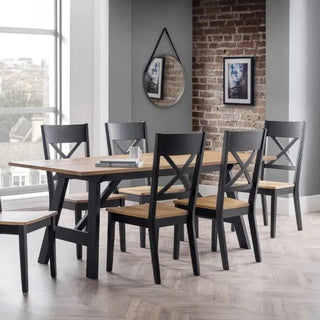 Hockley Dining Chair Black/Oak