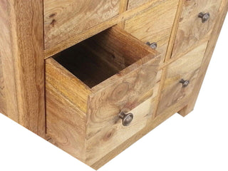 Wooden Cabinet with 9 Drawers