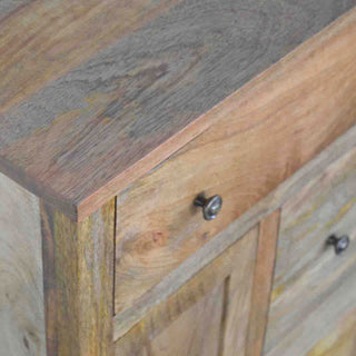 3 Drawers 2 Cabinets Console Table