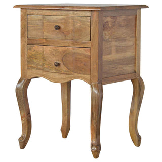 French Inspired Design Wooden Bedside Table