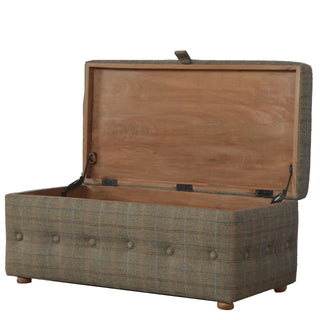 Mixed Tweed Blanket Box