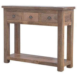 Nordic 3 Drawer Wooden Console Table