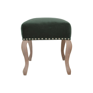 French Style Velvet Bench