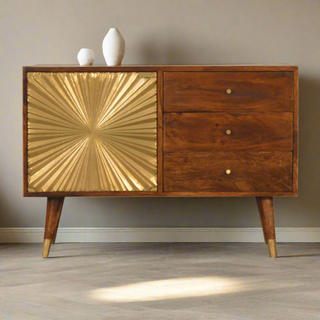 Manilla Sideboard, Brass