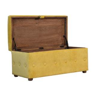 Mustard Blanket Box