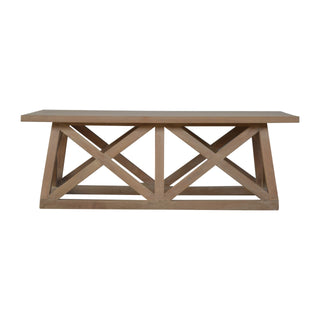 Wooden Trestle Coffee Table