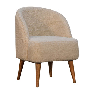 Bouclé Tub Chair