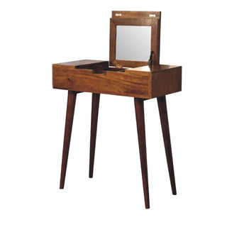 Astrid Narrow Dressing Table, Chestnut