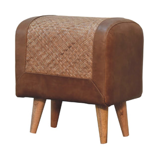 Seagrass Buffalo Square Stool