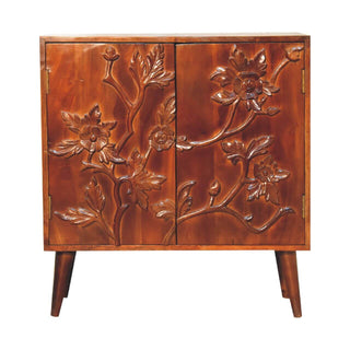 Neem Wood Cabinet, Chestnut Effect