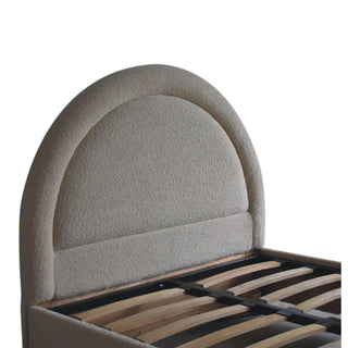 Boucle Double Bed