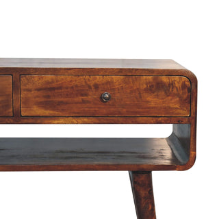 Adonis Console Table, Chestnut