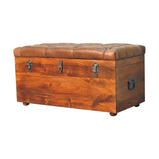 Buffalo Hide Storage Box