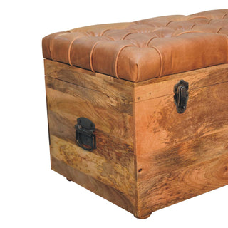 Buffalo Hide Storage Box