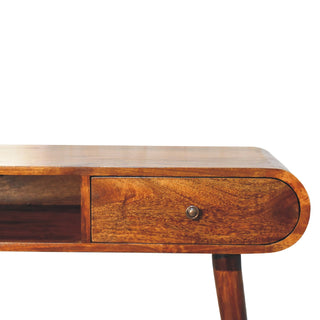 London Desk with Drawer, Chestnut