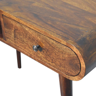 London Desk with Drawer, Chestnut