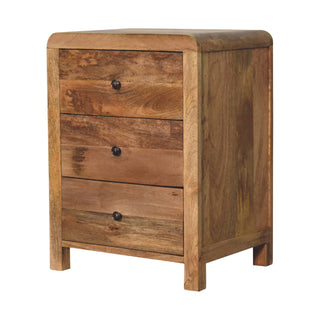 Aspen 3 Drawer Bedside