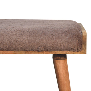 Faux Fur Foot Stool