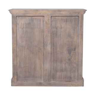 Wooden Cabinet with Glazed Doors