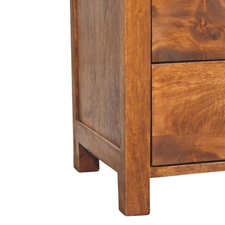 Aspen 2 Drawer Bedside, Chestnut