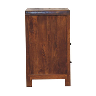 Aspen 2 Drawer Bedside, Chestnut