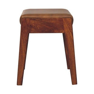 Wooden Buffalo Hallway Stool