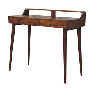 Esther Raised Back Wooden Console Table