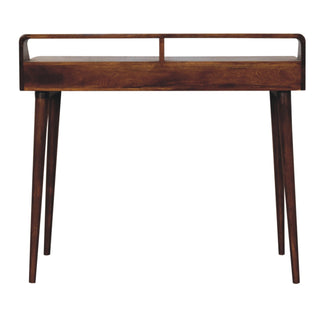 Esther Raised Back Wooden Console Table