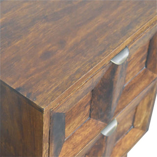 Esther Quad Wooden Bedside Table